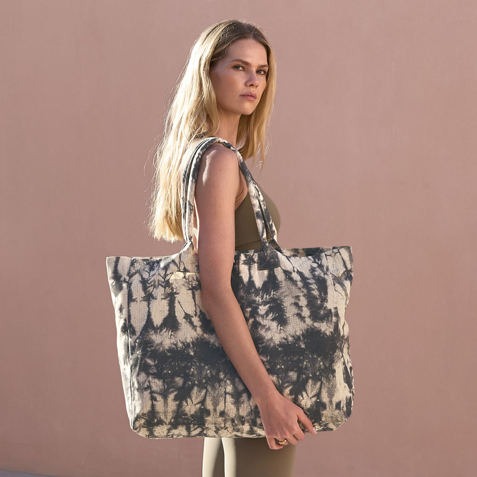 TIE DYE CANVAS TOTE BAG